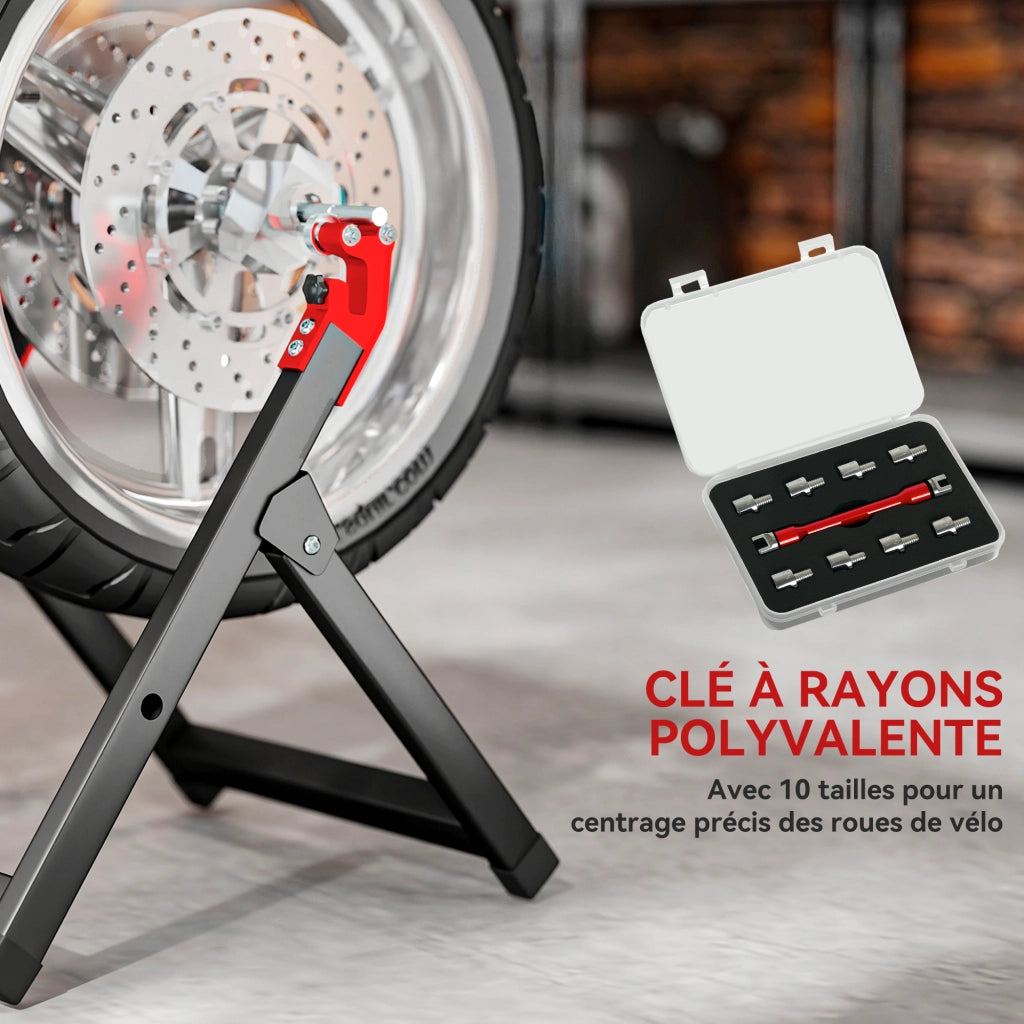 Equilibratore Ruote Moto ¨C zephmum ¨C Nero 40x39,5x40,5cm