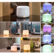 AROMATERAPIA 7 LED UMIDIFICATORE AD ULTRASUONI DEPURATORE 500ML DIFFUSORE AROMI