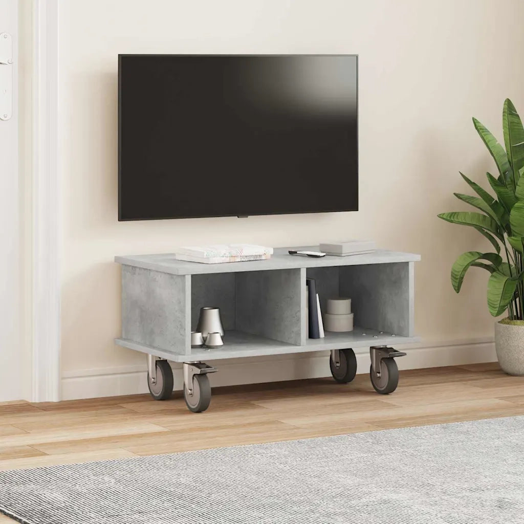 Supporto TV 68,5 x 35 x 35 cm Grigio cemento 891043