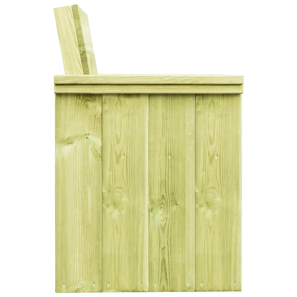 Sedia da Giardino | Sedie da Esterno in Legno di Pino Impregnato