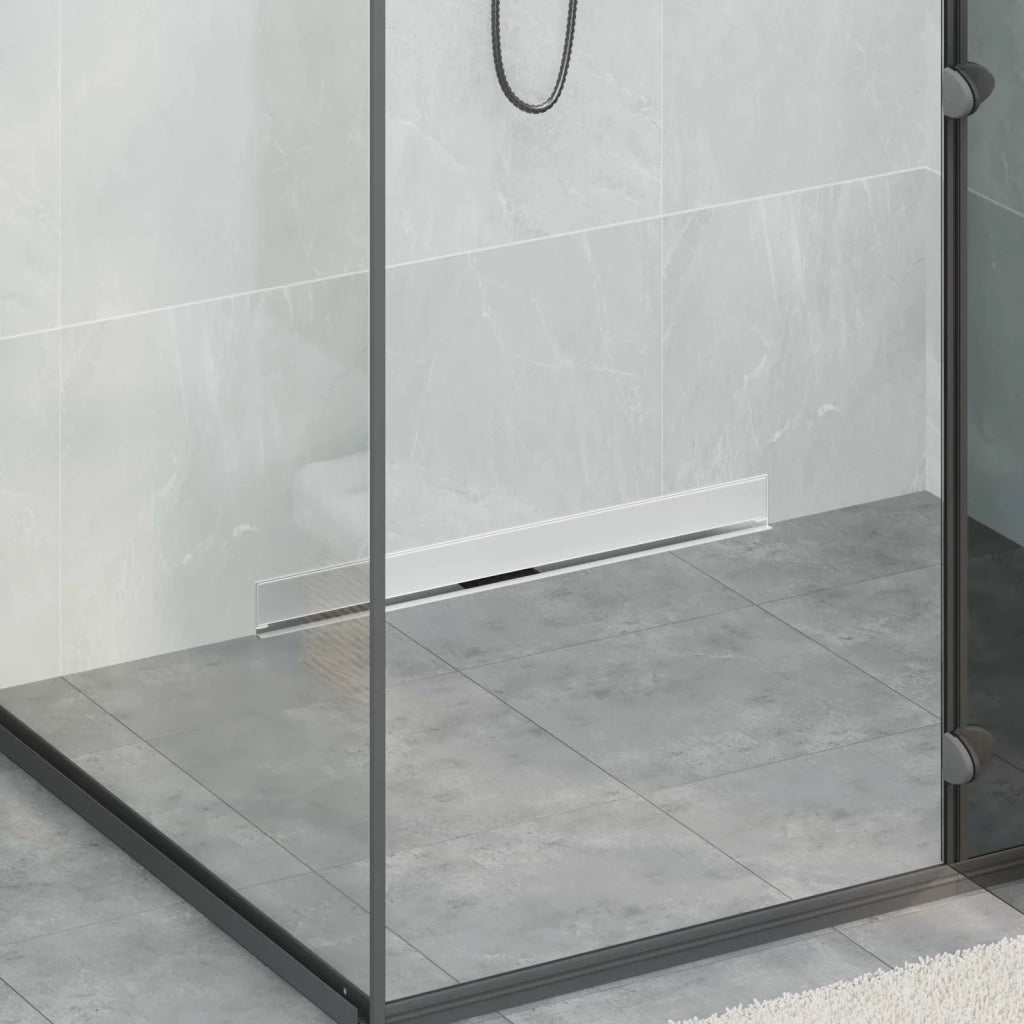 Scarico Doccia da Parete Argento 70 cm Acciaio Inox 304