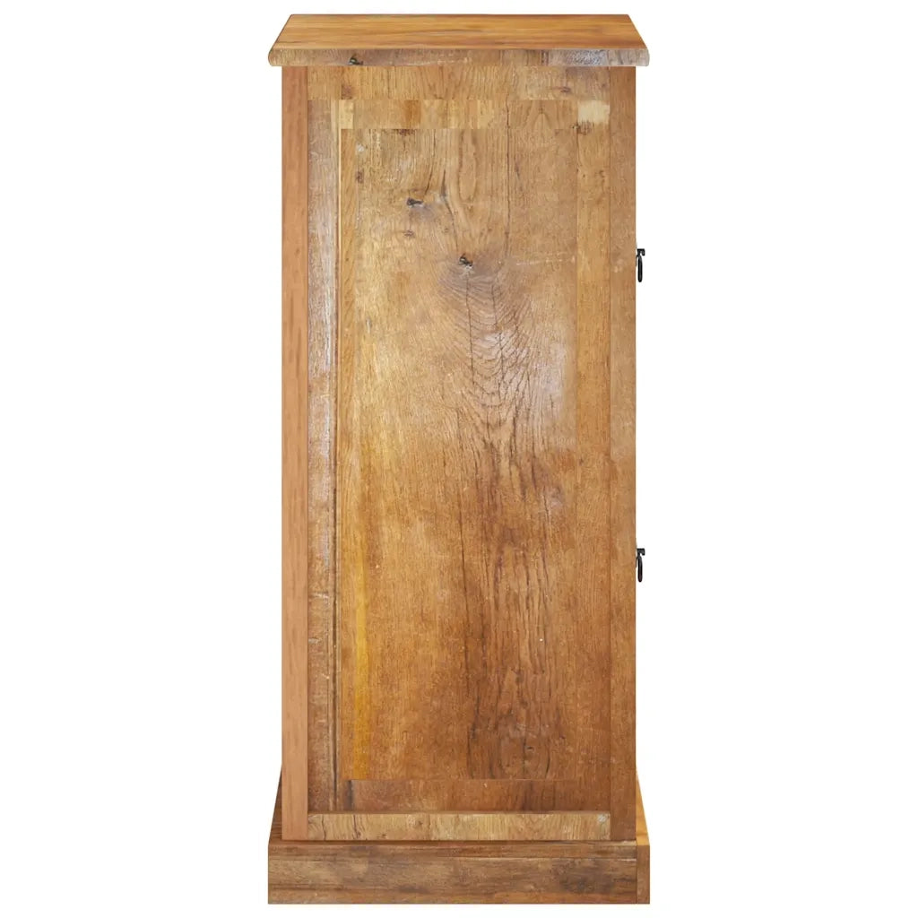 Scarpiera a 4 Livelli con Cassetto Legno Massello di Recupero cod mxl 43043