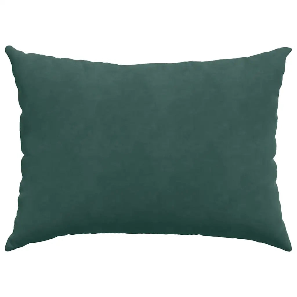 Cuscini da Divano 2 pz-Set di 2 Cuscini per Sofa Verde Scuro 70 x 50 cm Tessuto in Cords 249020