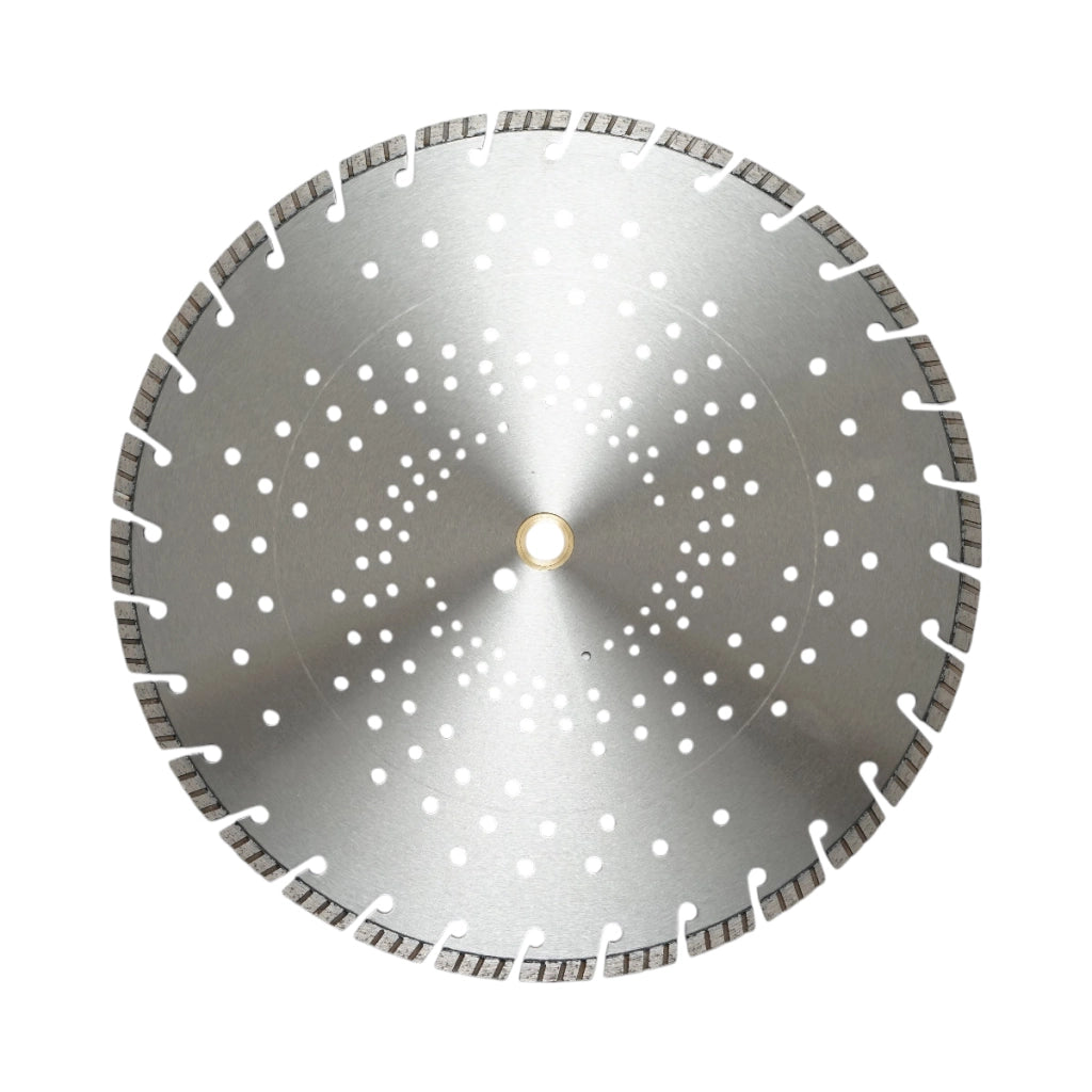 Disco diamantato turbo segmentato 450x30mm, segmento 10mm per cemento armato, pavimentazioni, archi, pietra dura Breckner Germany