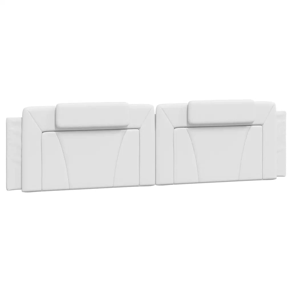 Cuscino Testiera Viana Bianco 200 cm in Similpelle CFW5728597