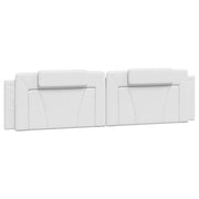 Cuscino Testiera Viana Bianco 200 cm in Similpelle CFW5728597