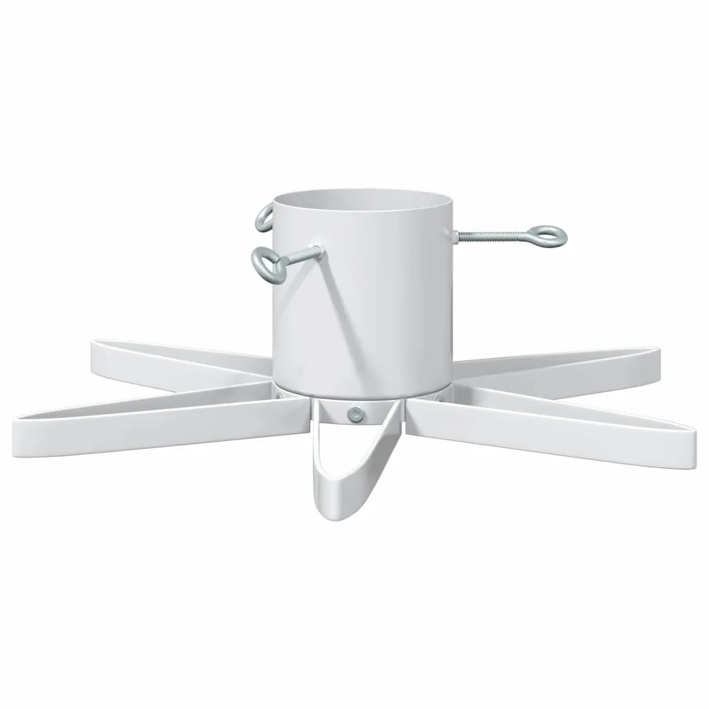 Supporto per Albero di Natale Bianco 50 x 50 x 15,5 cm Acciaio 42019201