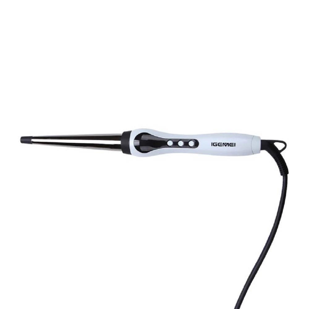 Trade Shop - Piastra Per Capelli Ferro Conico Arricciacapelli In Titanio Ricci Mossi Gm-403 -