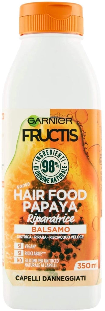 FRUCTIS HAIR FOOD BALSAMO IN FORMATO DA 350 ML ALLA PAPAYA