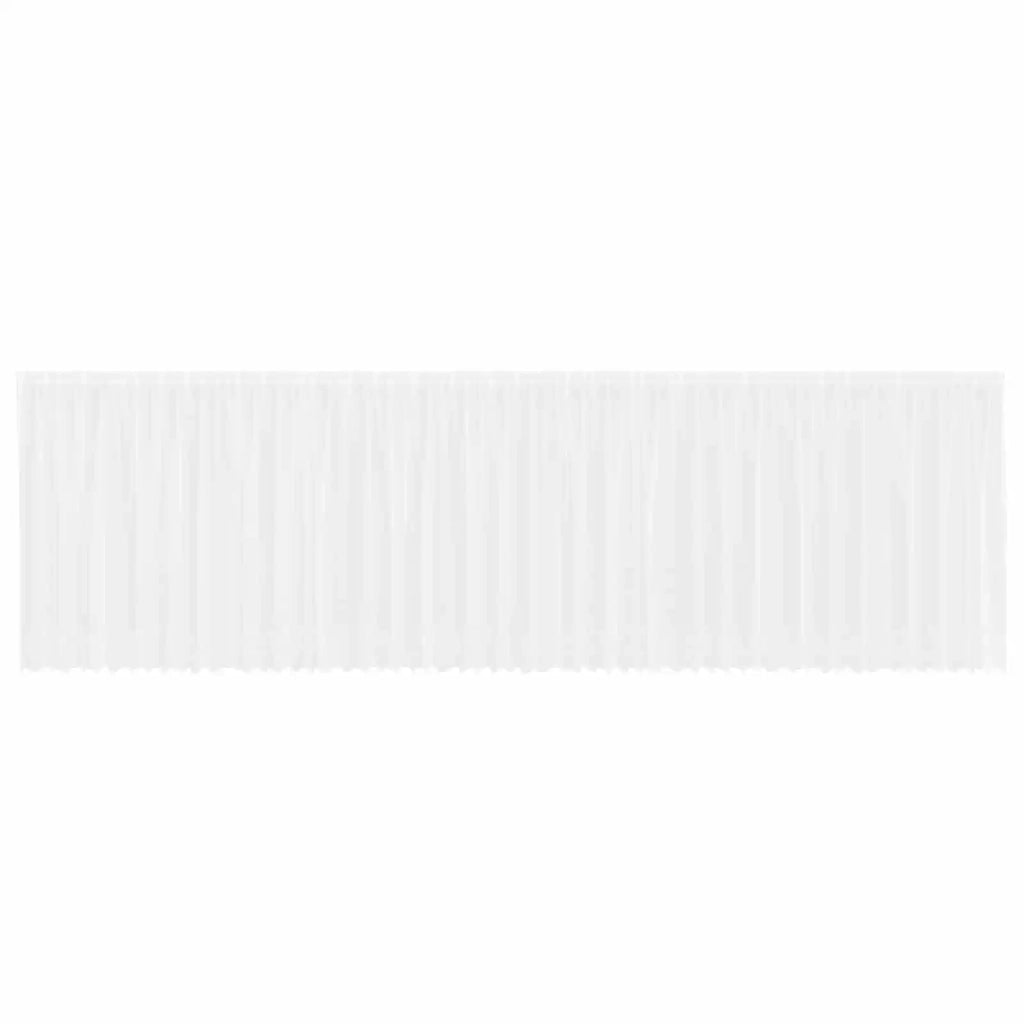 Tenda in Pizzo con tende Bianco 160 x 900 cm Poliestere 4107960