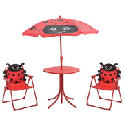 Set da Bistrot da Giardino per Bambini con Ombrellone Rosso cod mxl 41024
