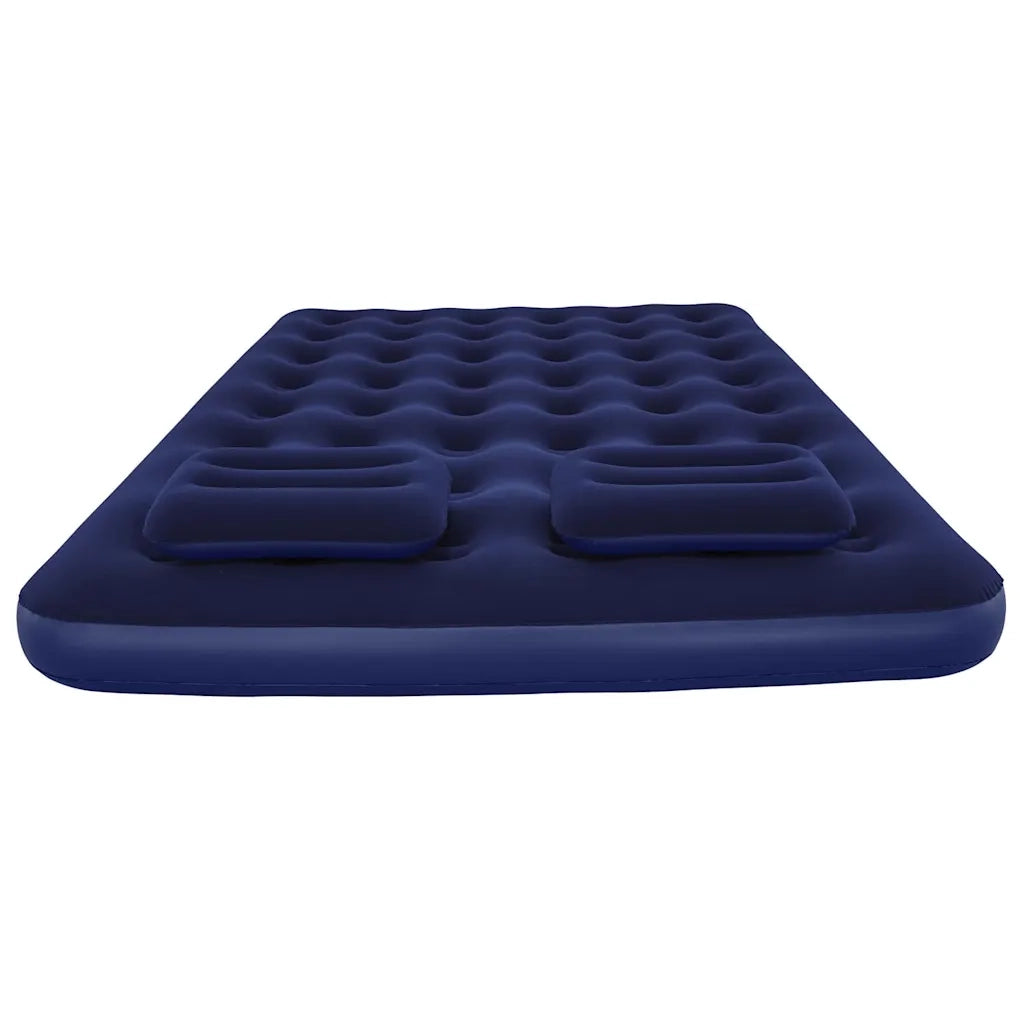 Bestway Materasso Gonfiabile Floccato con Cuscino e Pompa 203x152x22cm 90750