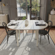 Liriteda, Tavolo Allungabile 6 Posti, 100x80x76h cm Beige