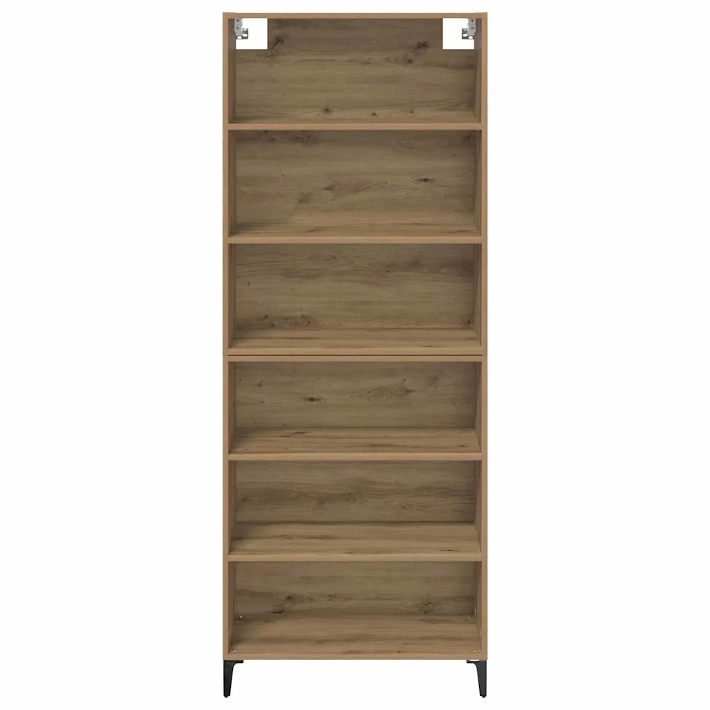 Credenza-Buffet-Armadio da cucina Rovere artigianale 69,5 x 34 x 180 cm 404525