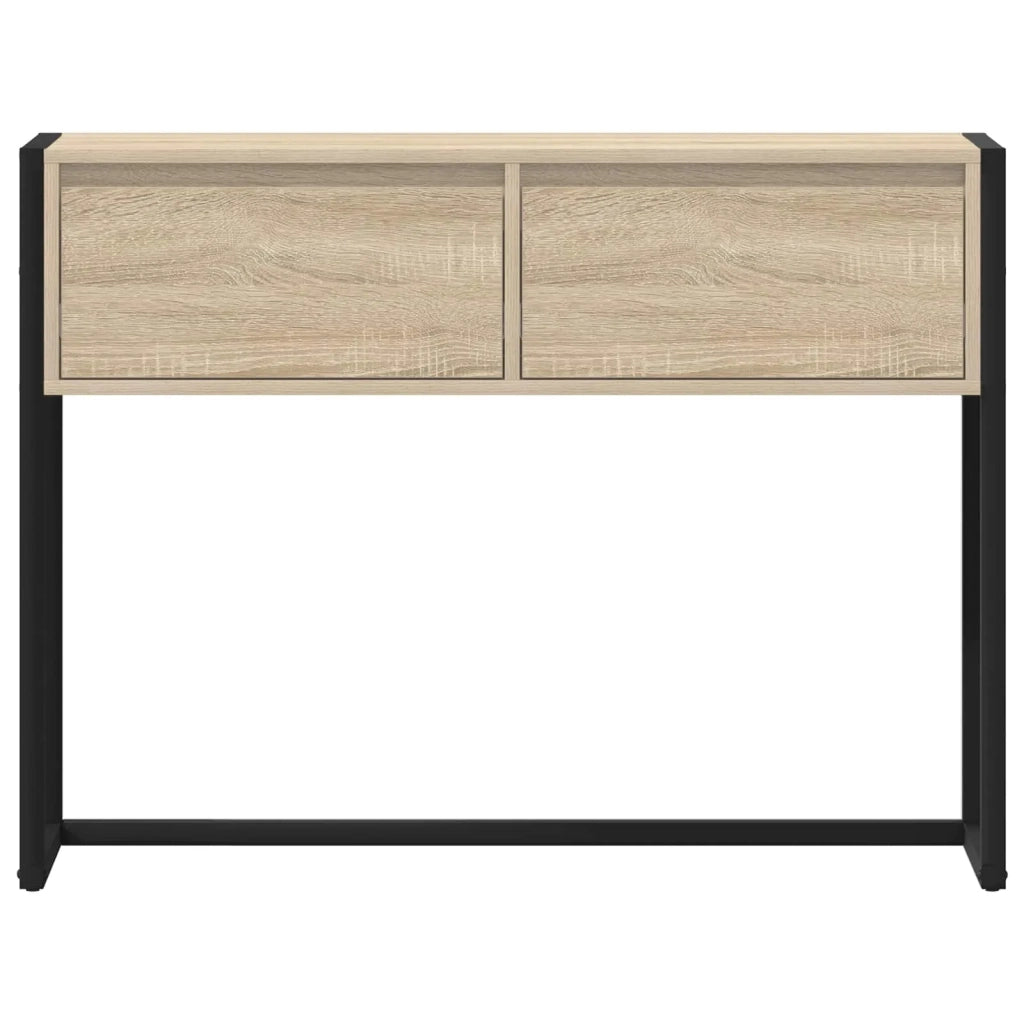 Tavolino con cassetto Sonoma 100 x 36 x 75 cm Legno multistrato