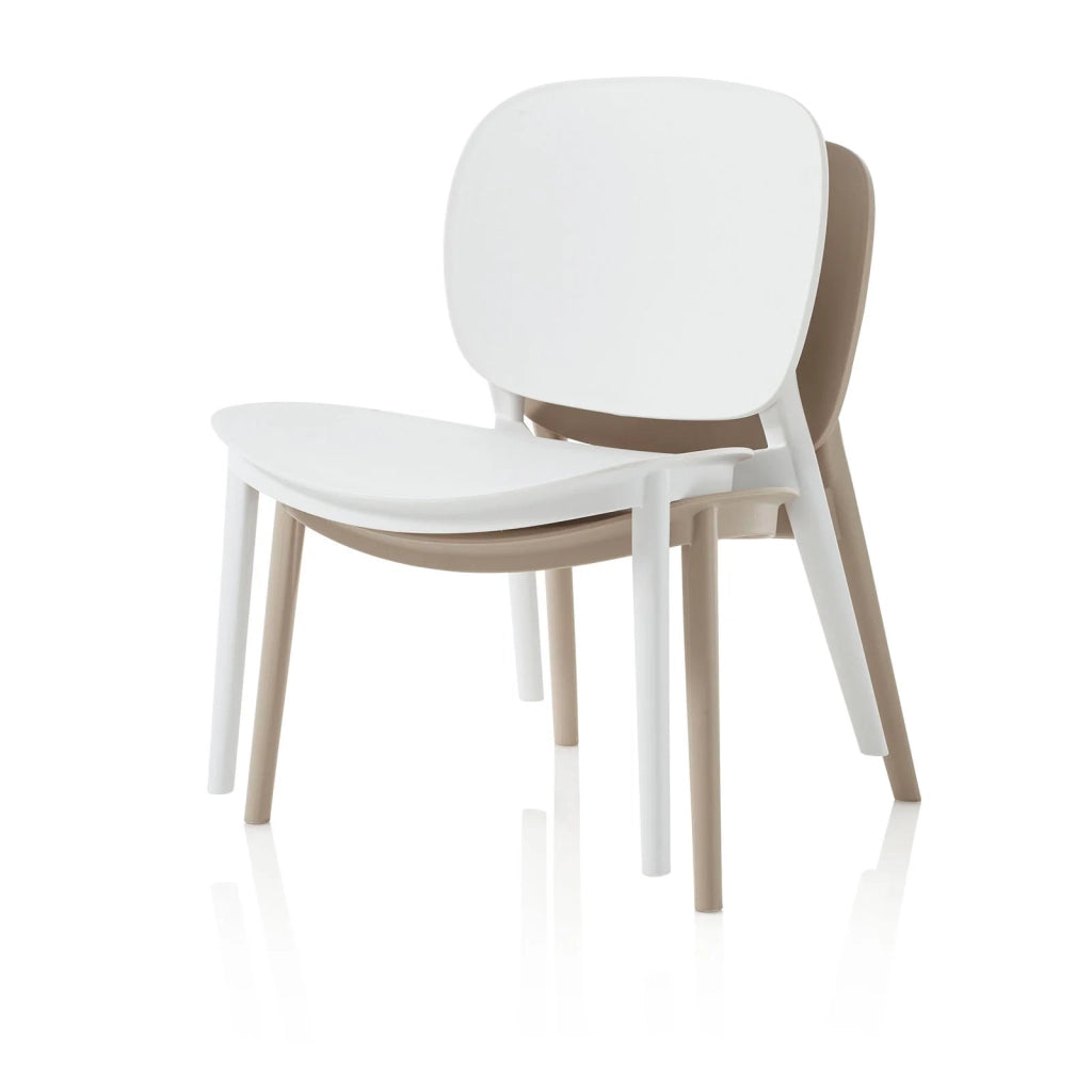 Set 2 Sedie da interno/esterno LEON sabbia