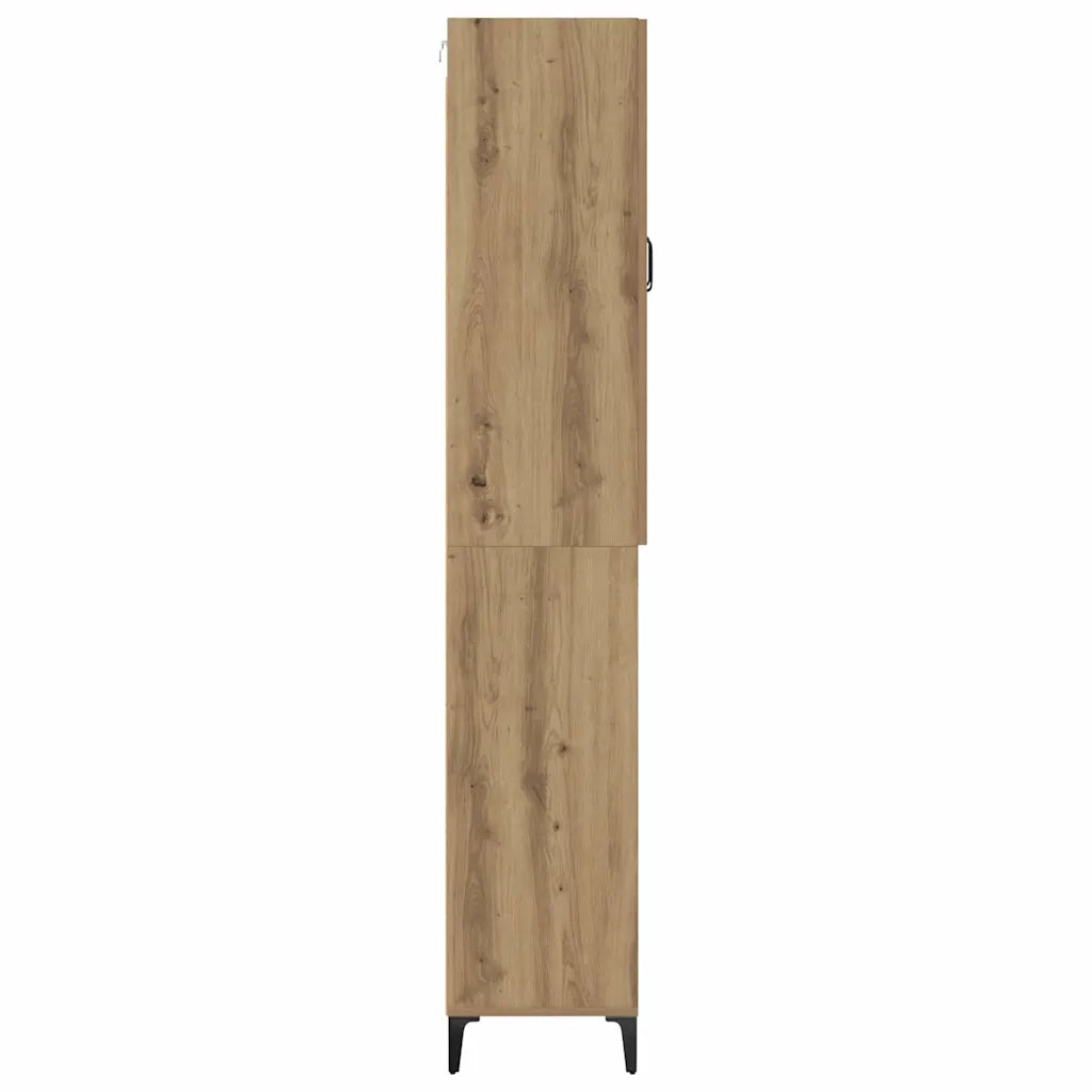 Credenza-Buffet-Armadio da cucina Rovere artigianale 69,5 x 34 x 180 cm 430243