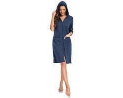 Badjas da Donna Leggero - Badjas con Cerniera - Cappuccio Morbido - Borse Grandi - Respirabile - Materiale Sostenibile - Giacca da Mattina