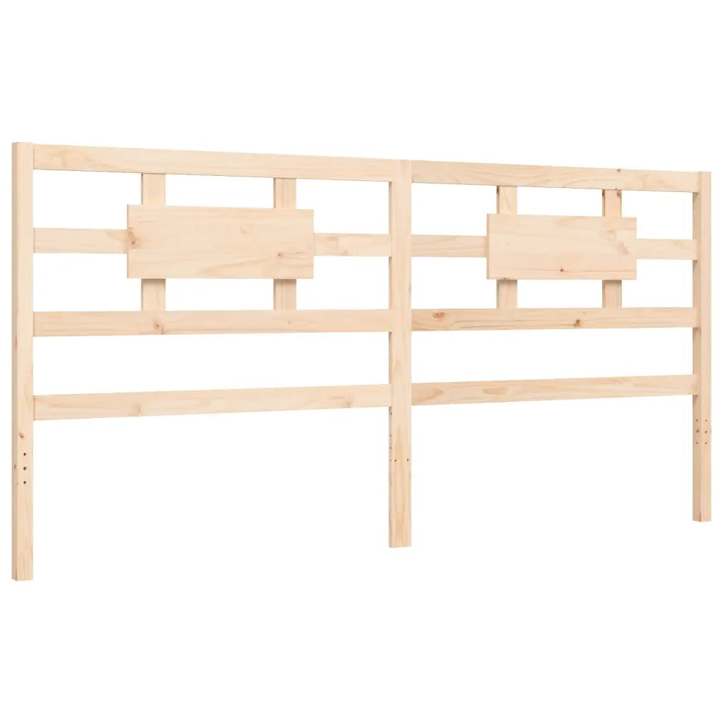 Giroletto senza Materasso-Struttura Letto 200x200 cm in Legno Massello di Pino 375017