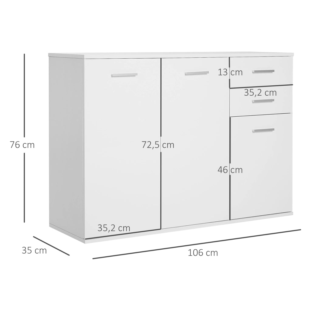 Armadio ¨C zephmum ¨C Bianco 80x30x180 cm