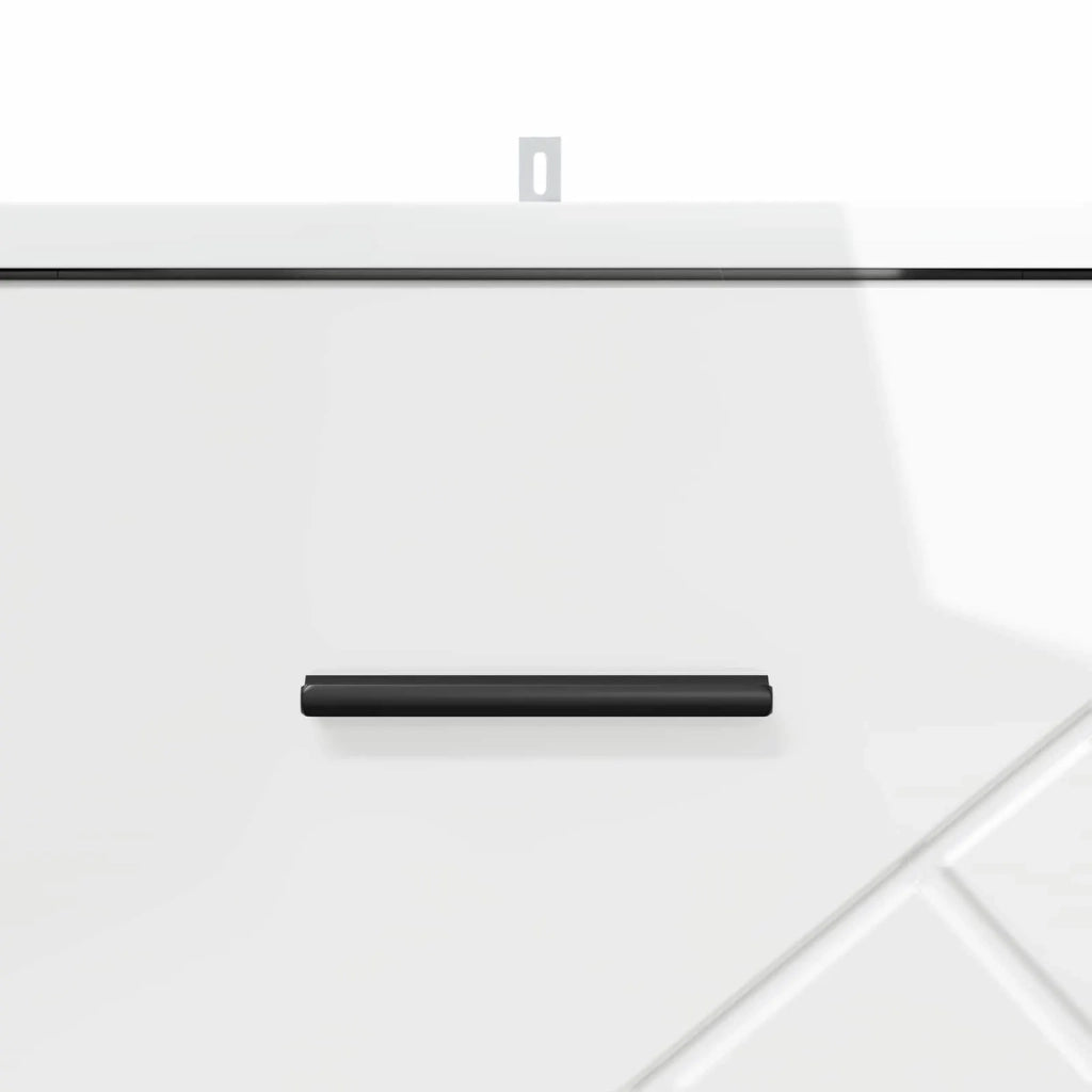 Armadio da Notte con cassetto Bianco lucido 38 x 38 x 66 cm 883378