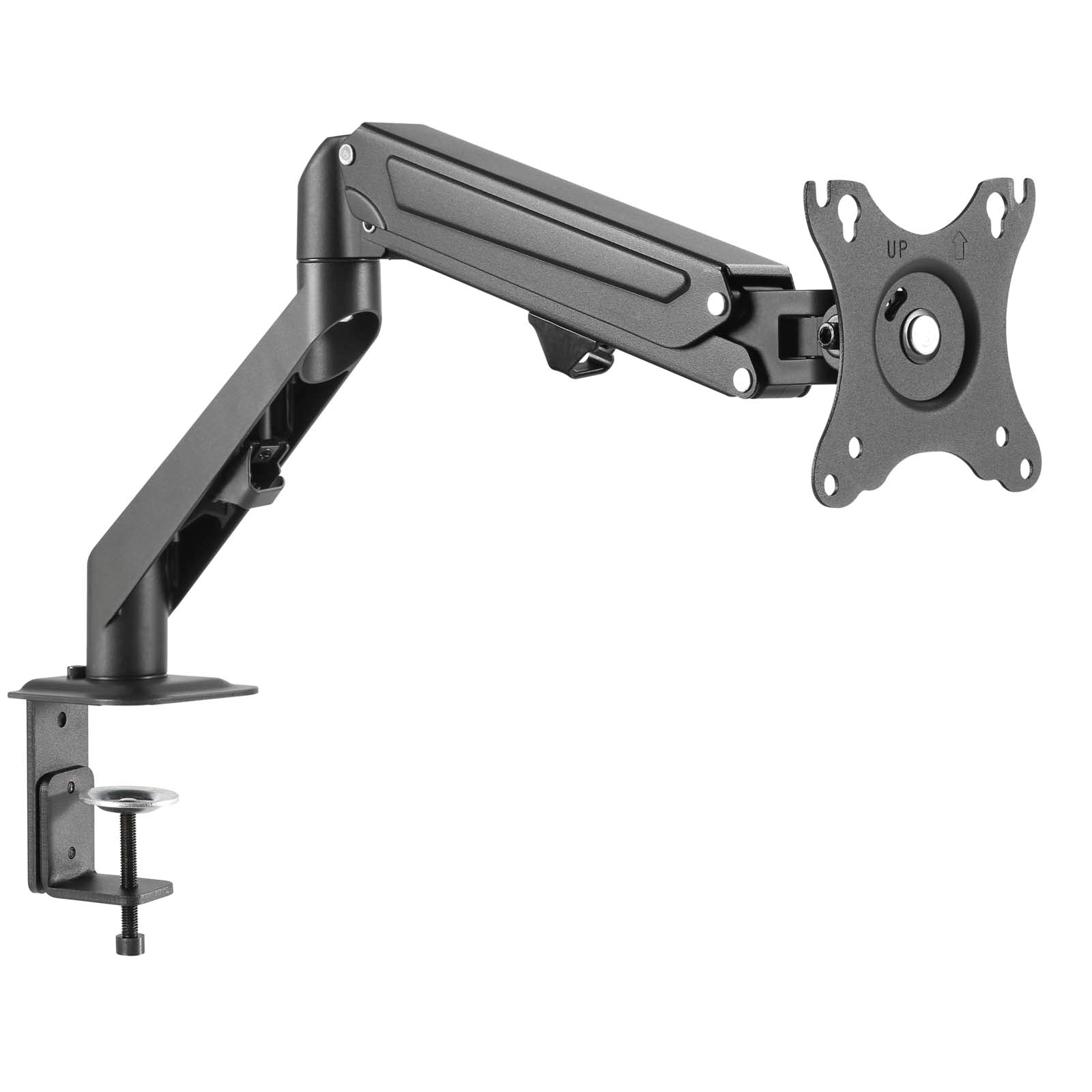 Braccio monitor da scrivania Supporto per schermi da 17-27" conforme a VESA, con molla a gas