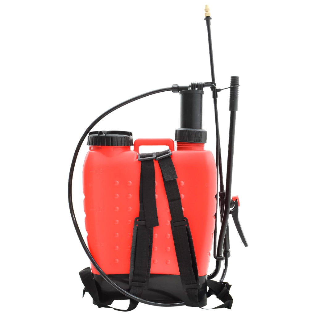 POMPA 16 LT A SPALLA-ZAINO NEBULIZZATORE IRRORATRICE 16 POMPANTE IN NYLON CON UGELLI