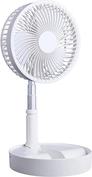 Ventilatore portatile a stantuffo - mini ventilatore da tavolo USB portatile - 4 velocità - altezza regolabile - ufficio casa camper