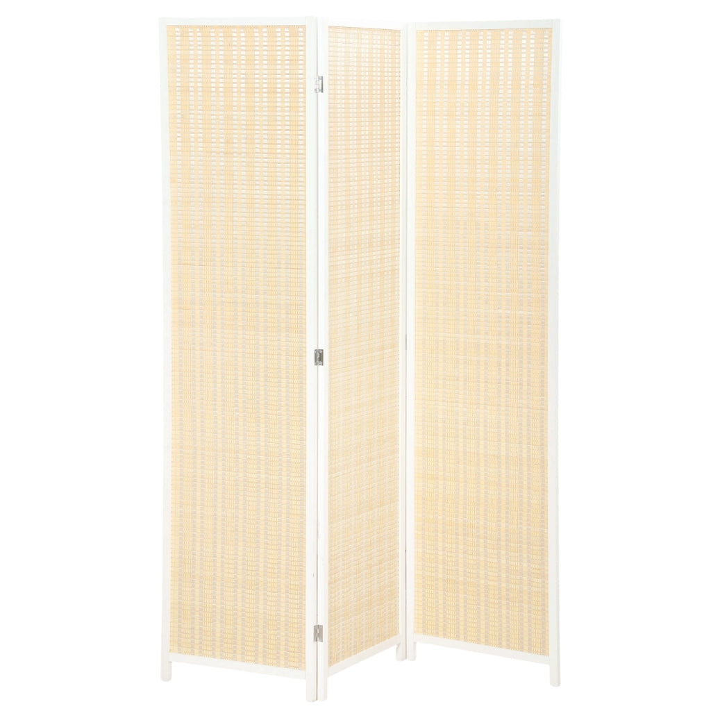 Paravento in legno 3 ante ¨C zephmum ¨C bianco 135x180 cm
