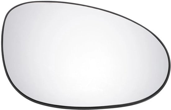 Specchio Retrovisore Convesso Riscaldato Destro - 19cm Diagonale - Vetro Reale, Plastica
