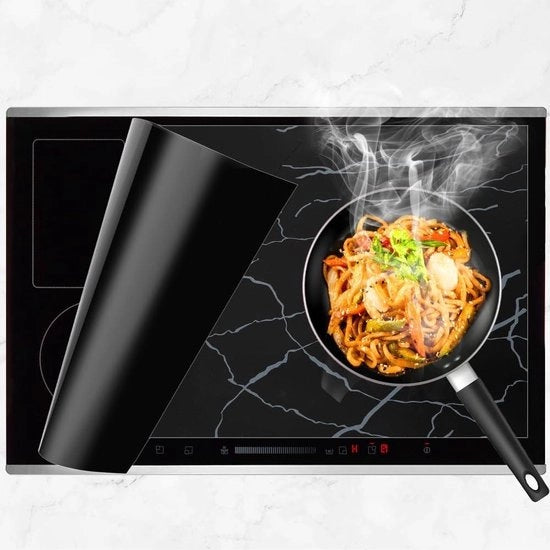 Induttore di protezione - 52 x 78 cm - Antiscivolo in silicone - Protezione contro le macchie sulla cucina