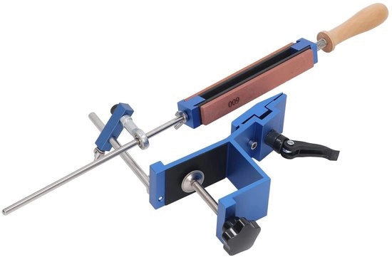 Set di Affilatura Professionale - Seta di Affilatura - Pietra di Affilatura a Diamanti - Angolo Fisso - Attrezzi - Facile da Utilizzare - Set di Affilatura