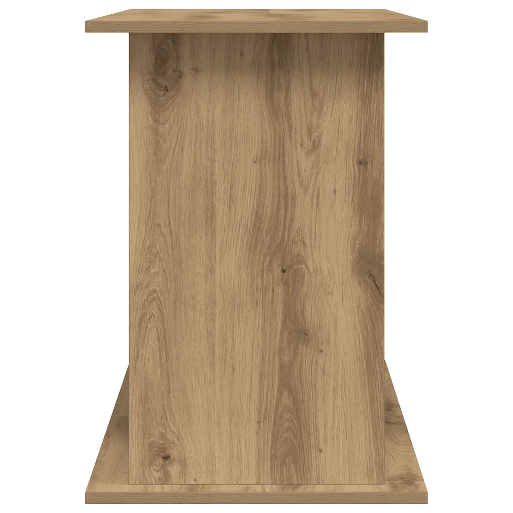 Supporto per acquario artigianale in rovere 121x41x58 cm in legno ingegnerizzato 857283