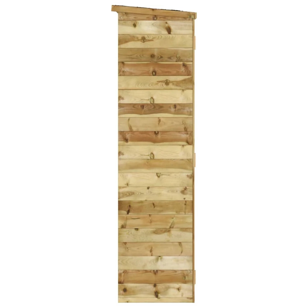 Casetta da giardino cabina ripostiglio casetta da esterno robusta casetta per attrezzi 163 x 50 x 171 cm legno massello di pino marrone 02_0022404