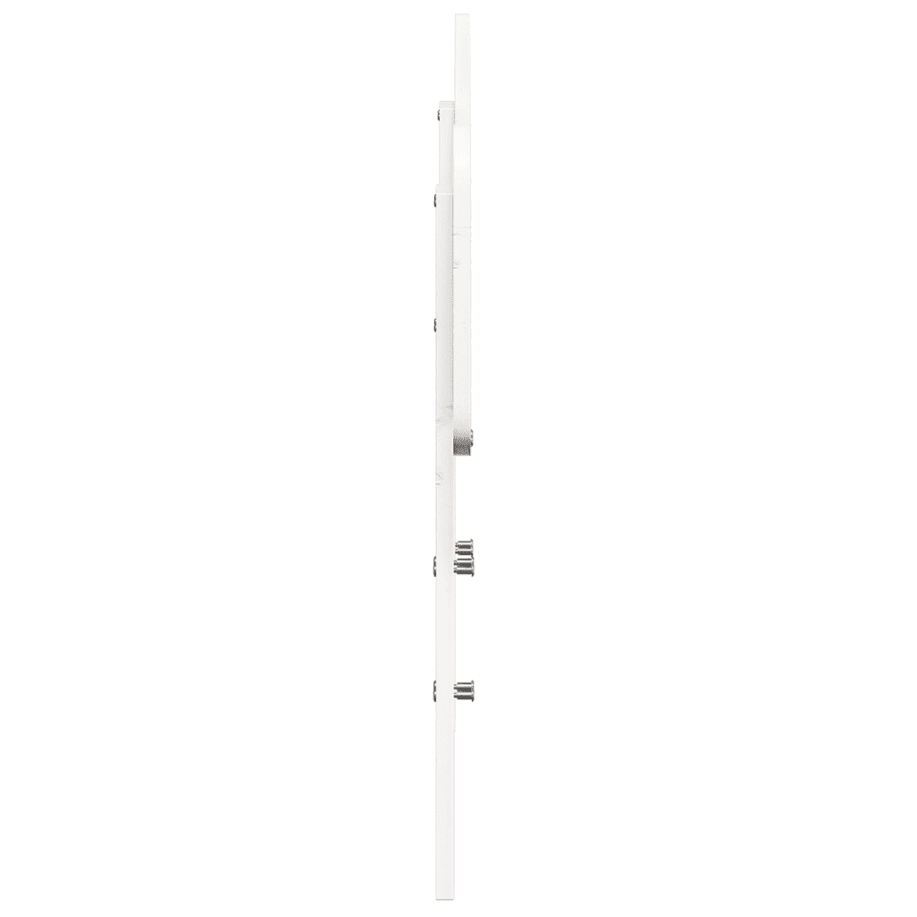 Testiera Bianca 75 cm in Legno Massello di Pino 844798