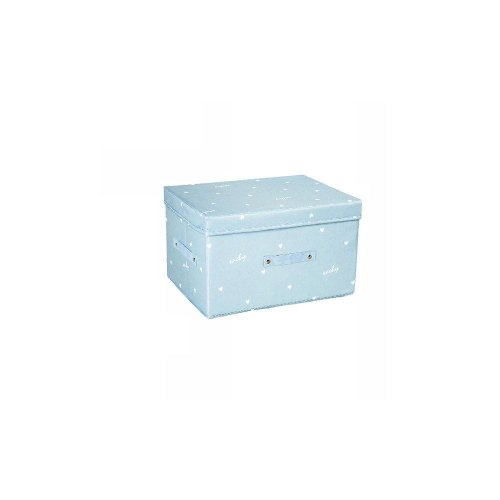 Trade Shop - Box Scatola Salvaspazio Armadio Contenitore Porta Oggetti Organizer 48x38x28 Cm -