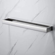 Accessori per bagno a parete con houder per asciugamano in acciaio inox cromato con adesivo da parete argento