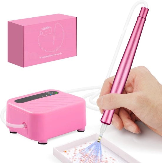 Set di accessori per diamantatura elettrica DS con pennelli diamantati, pennello a vuoto per diamantatura, set di accessori per diamantatura, strumento di diamantatura a vuoto elettrico con batteria ricaricabile e tecnologia senza fili