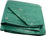 Tarpaulino in Polipropilene - Impermeabile - 2,80 x 4,80 m - Verde - Protezione - Per Campeggio e Progetti di Costruzione