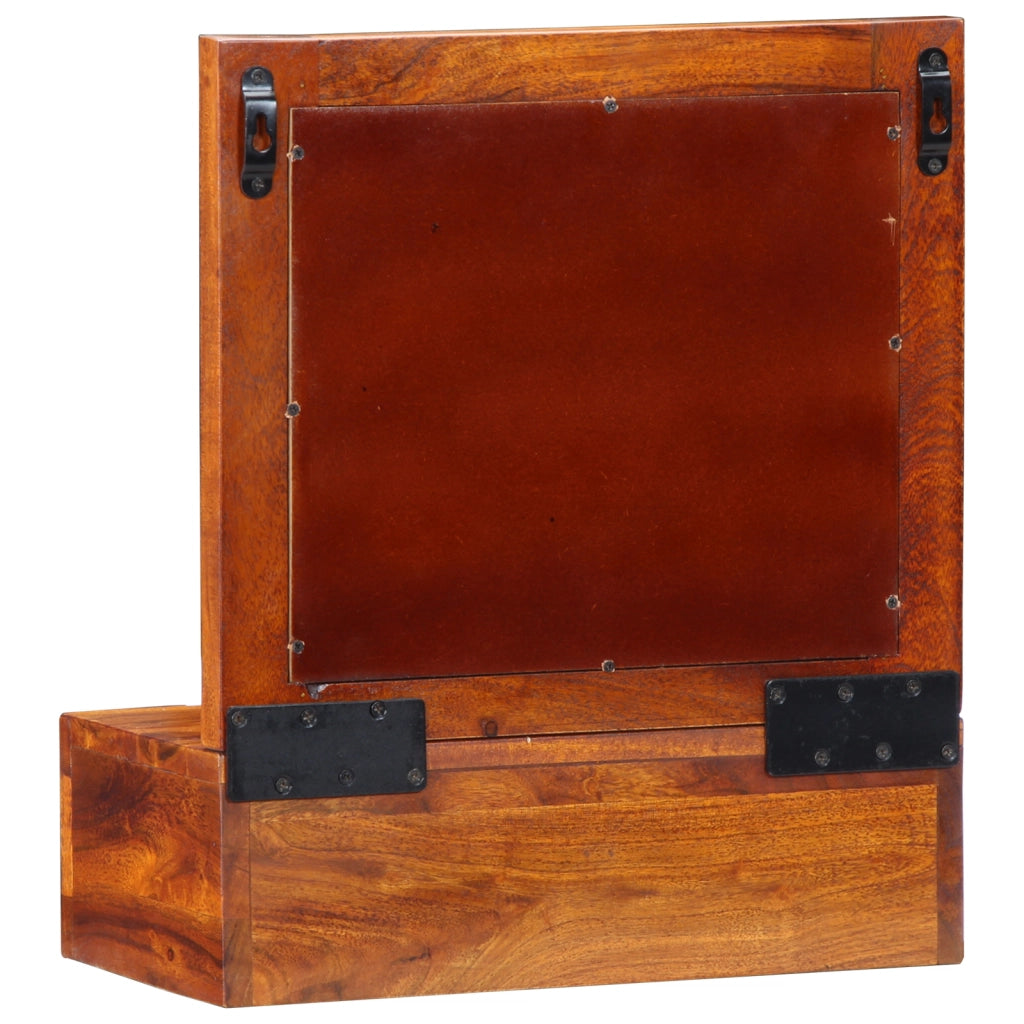 Armadio da Parete 40x20x50 cm Legno Massello di Acacia