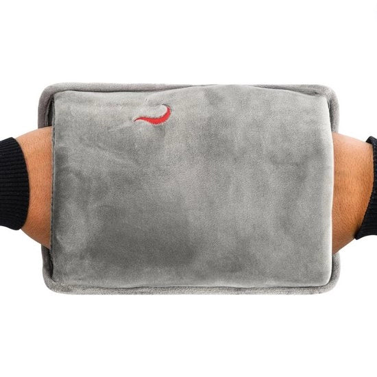 Kruik Elettrica - Kruik Oplaadbaar per Batteria per Adulti Design Ergonomico - Oplaadabile Cuscino di Riscaldamento Costante Calore - Compatta e Portatile
