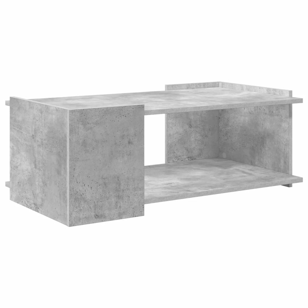 Tavolino da salotto Grigio Cemento 90 x 50 x 33 cm 8000997