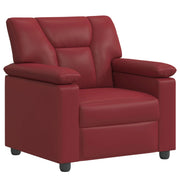 Divano Rosso Vino 91 x 85 x 93 cm Similpelle 42040867