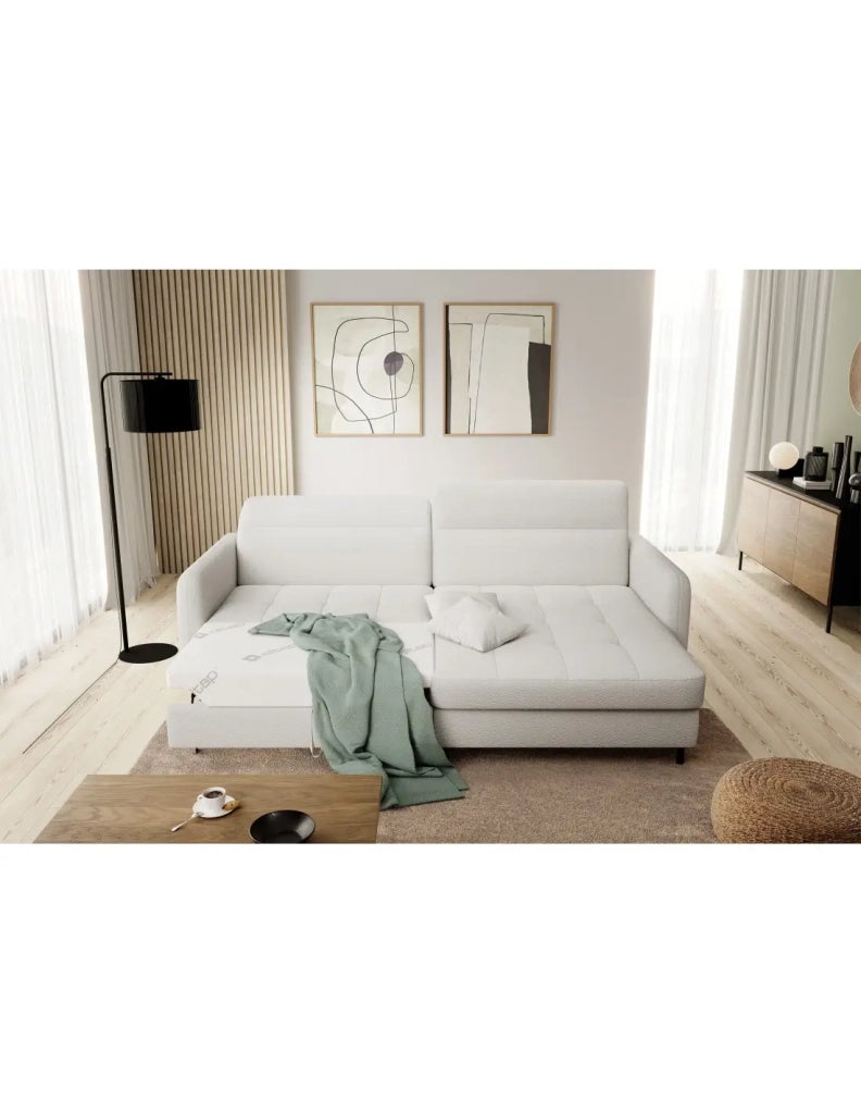 Divano ad angolo collezione GOUMSI colore Bianco alpino