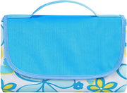 Decken impermeabile per picnic 200 x 200 cm - Piuma isolante per spiaggia - Asciugamano per spiaggia senza sabbia - Matrimoniale per spiaggia - Campeggio - Spiaggia asciutta - Picnic passeggiata - Outdoor - Blu giglio
