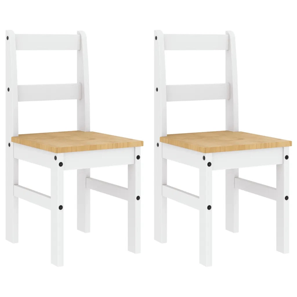 Sedie da Pranzo 2 pz | Sedie da cucina PANAMA 105x30x45 cm Legno Massello Pino
