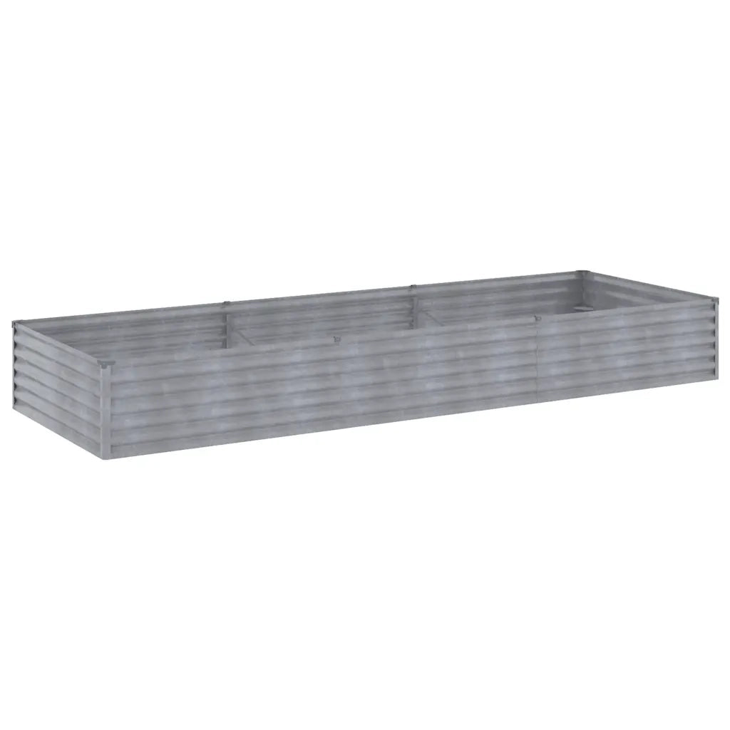 Fioriera Rialzata da Giardino-Vaso da Esterno-Fioriera Elevata 291x100x36 cm in Acciaio Corten