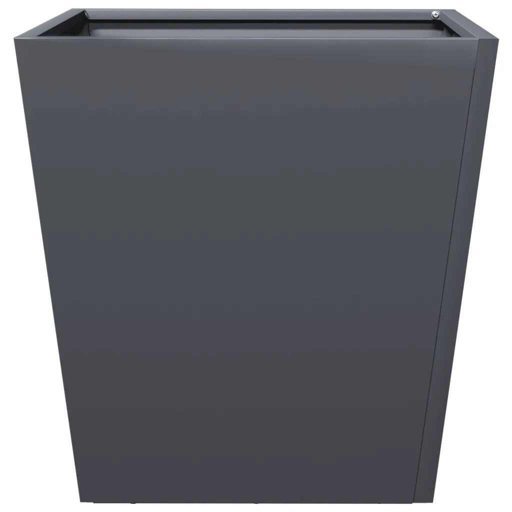 Fioriere da Giardino 2 pz-Vaso da giardino Antracite 40x40x40 cm in Acciaio