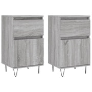 Buffet credenza cassettiera armadio mobile contenitore organizer per cucina soggiorno salotti set di 2 Sonoma 40 x 35 x 70 cm in legno ingegnerizzato grigio 02_0036947