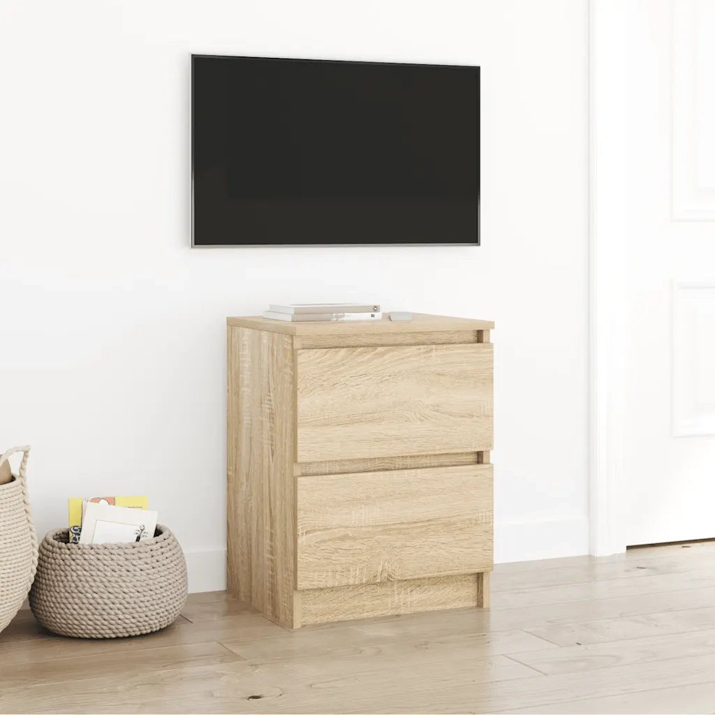 Mobile Porta TV Rovere Sonoma 40x35x54 cm in Legno Multistrato